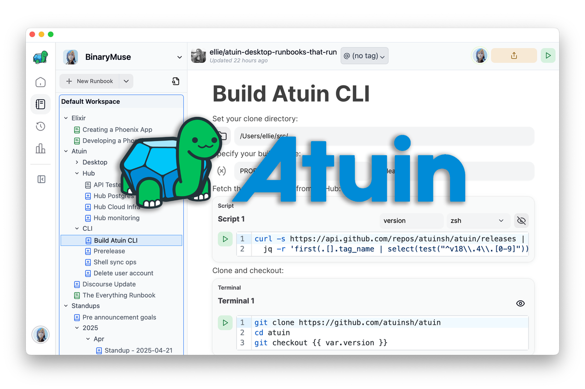 Atuin Desktop: Runbooks That Run